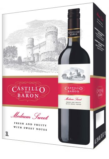 Castillo del Baron Medium Sweet Red 300cl BIB